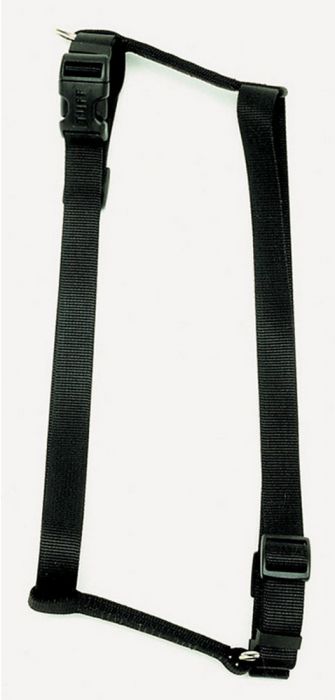 Coastal Standard Adjustable Nylon Harness Black Dog 1X1PC 5/8x14-24in