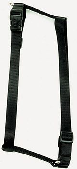 Coastal Standard Adjustable Nylon Harness Black Dog 1X1PC 3/4x18-30in
