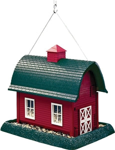 North States Village Collection Large Red Barn Birdfeeder