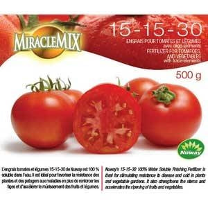 Nuway 15-15-30 Fertilizer for Tomatoes and Vegetables