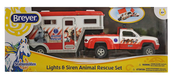 Lights & Siren Animal Rescue Set Toy Breyer 