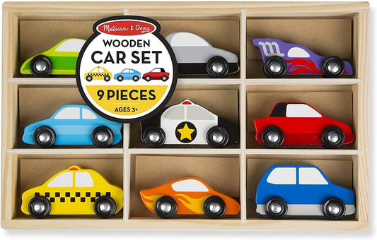 Car Set 9 Pieces Toy Set Melissa and Doug 