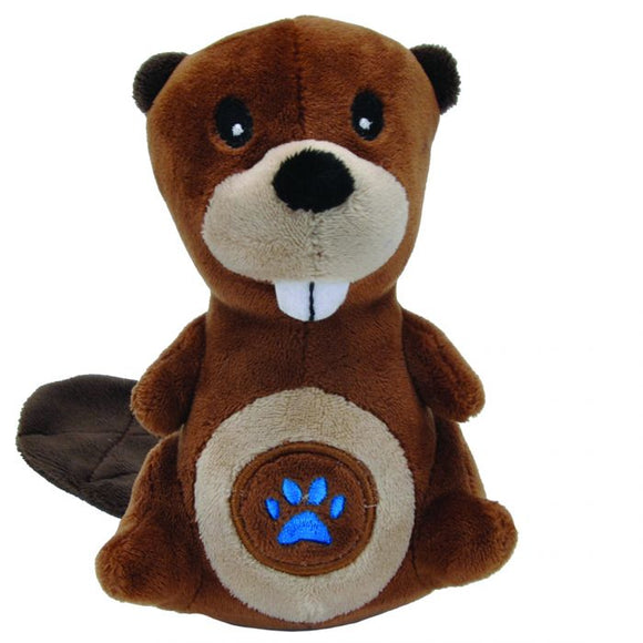 Li'l Pals Plush Paw Beaver Dog Toy