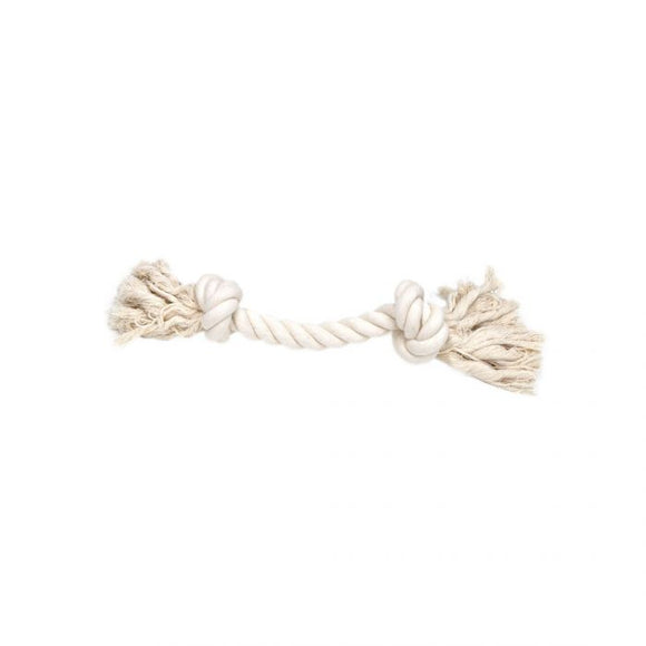 Rascals 2 Knot Rope Tug Natural Dog 1X1PC 12in