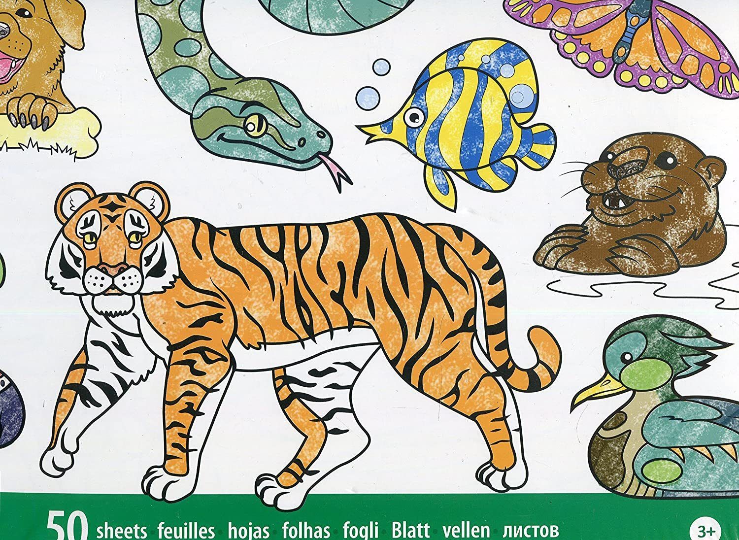 Jumbo Colouring Pad - Animals Colouring Pad Melissa and Doug 