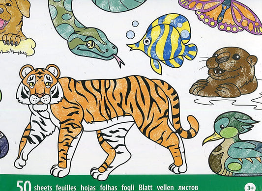 Jumbo Colouring Pad - Animals Colouring Pad Melissa and Doug 