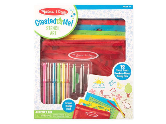 Created by Me! Stencil Art Activity Kit Toy Melissa and Doug 