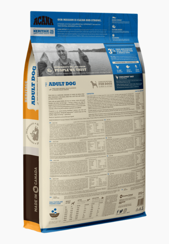 Acana Heritage - Adult Dry Dog Food Dog Food Champion Pet Foods 
