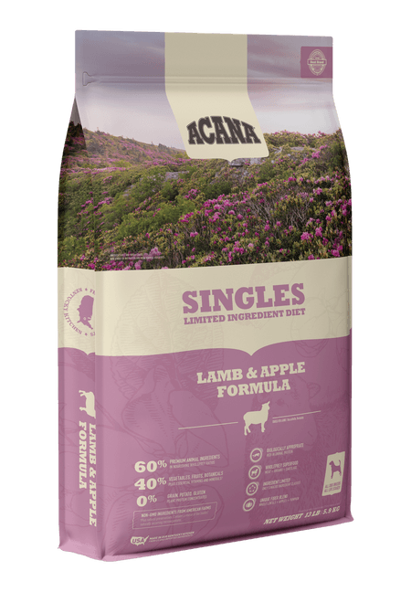 Acana Singles - Lamb with Apple Recipe Dry Dog Food Dog Food Champion Pet Foods 1.8kg 