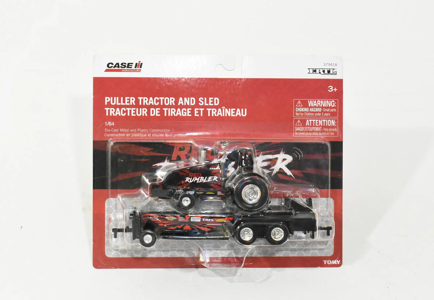 Case IH Puller Tractor and Sled