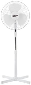 Powerzone FS-40E Oscillating Floor Fan, 3-Speed, 120 V, Black/White Market Leader Fan Intertex 