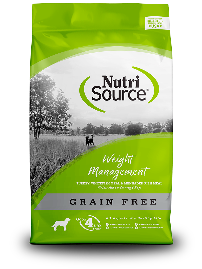 Nutri Source Grain Free Weight Management Dry Dog Food 15lb