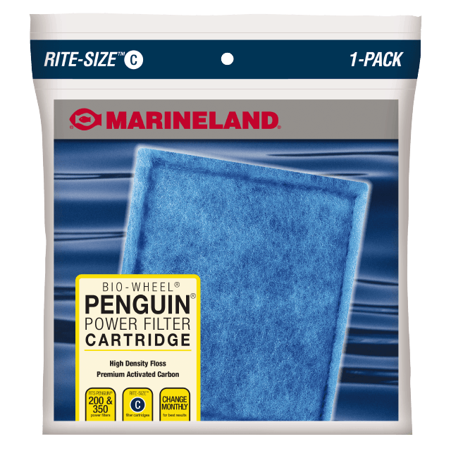 Rite-Size Marineland Bio-Wheel Penguin C Power Filter Cartridge 1-Pack Aquatic Pet Science 