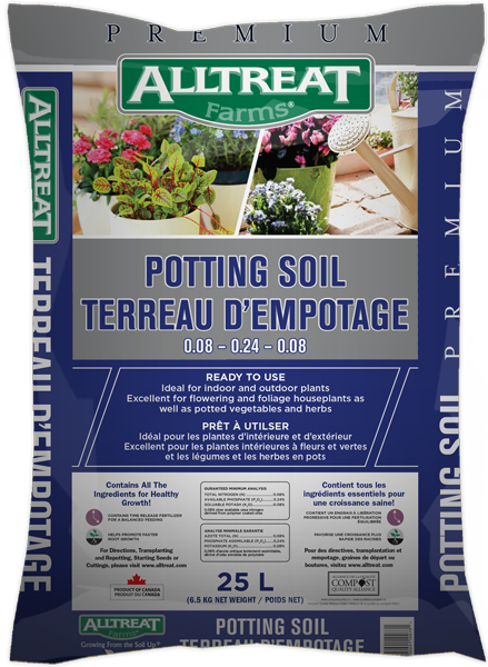 25L All Treat Farms Premium Patio Potting Soil, Bag