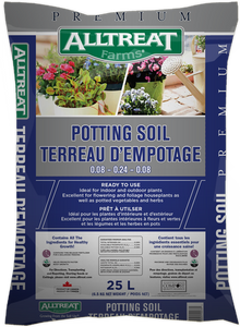 25L All Treat Farms Premium Patio Potting Soil, Bag