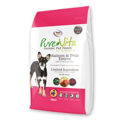 Pure Vita Holistic Dog Food LID GF Salmon & Pea 25lb Dog Food Pure Vita 