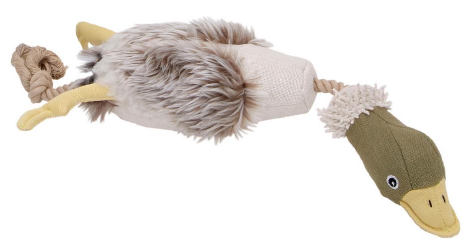 Coastal Remington® Tethered-Head Plush and Canvas Dog Toy Mallard KB Depot Express 