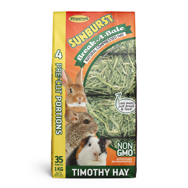 Higgins Premium Sunburst Break-A-Bale Timothy Hay 35oz