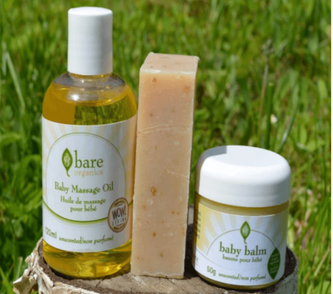 Natural Baby Care Kit giftpack Bare Organics 