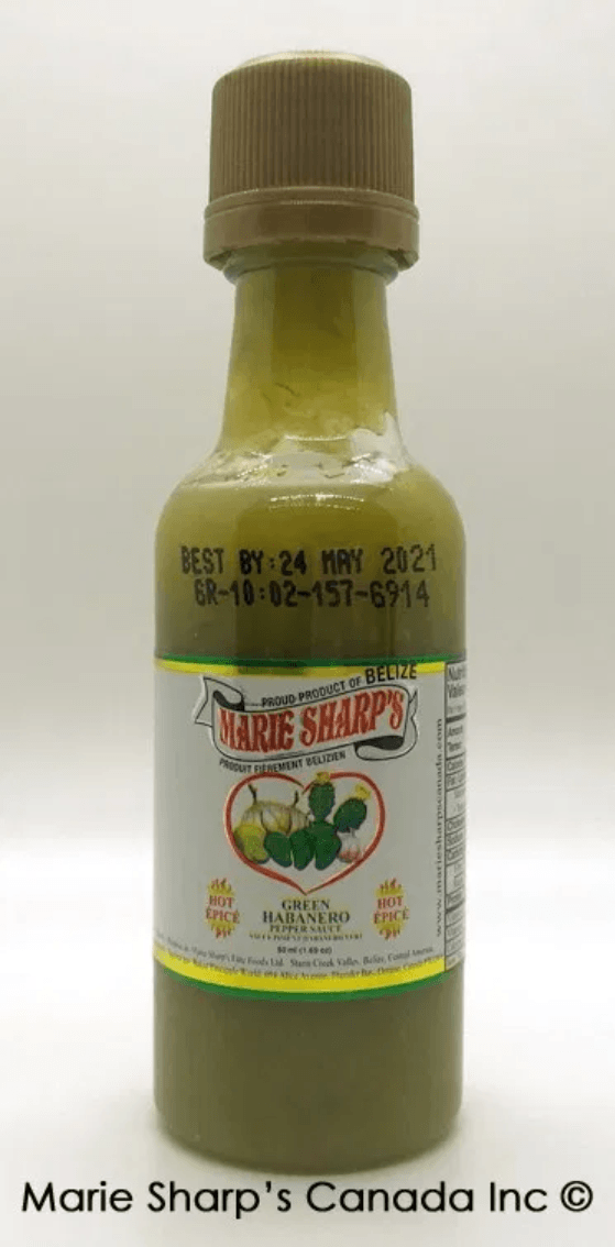 Marie Sharp's Green Habanero Nopal Prickly Pear Cactus Pepper Sauce Hot Sauce Marie Sharp's Canada Inc. 50 ml 