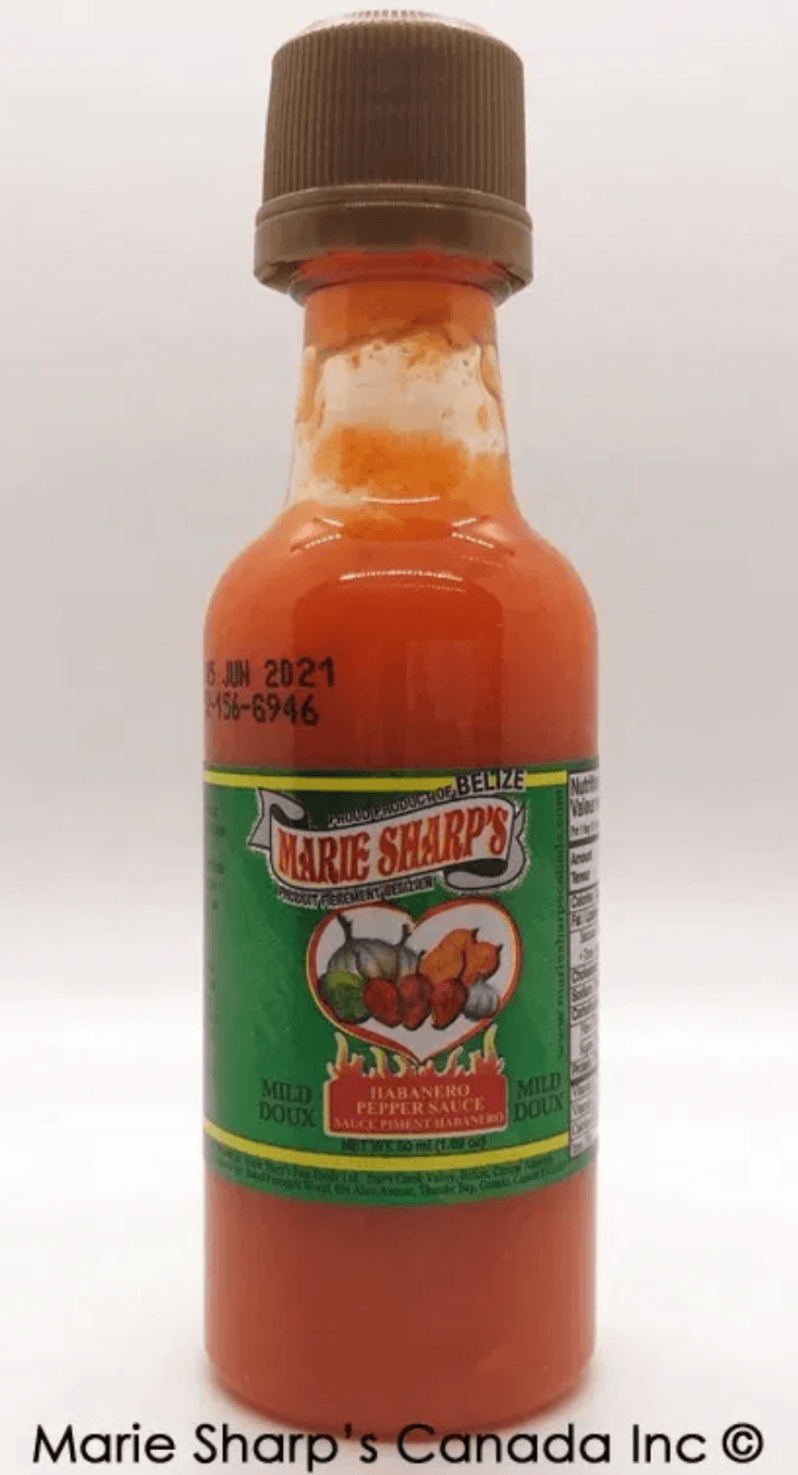 Marie Sharp's Mild Habanero Pepper Sauce Hot Sauce Marie Sharp's Canada Inc. 50 ml 