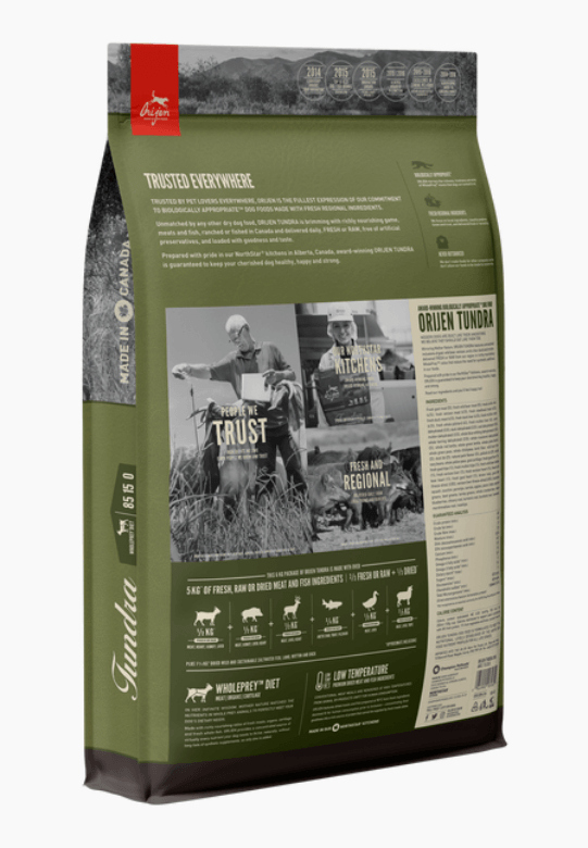 Orijen Tundra Dry Dog Food Dog Food Champion Pet Foods 