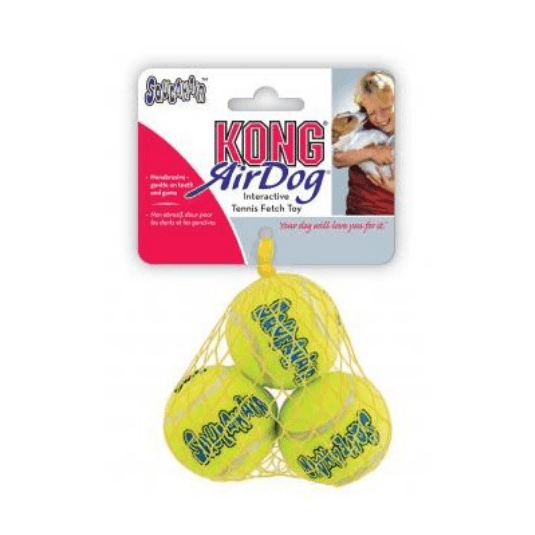 KONG Small Squeaker Tennis Ball Dog Toys Pet Science 