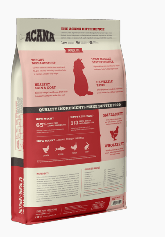 Acana Cat - Indoor Entree Dry Cat Food Cat Food Champion Pet Foods 