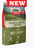Acana Singles - Pork with Squash Recipe Dry Dog Food Dog Food Champion Pet Foods 1.8kg 