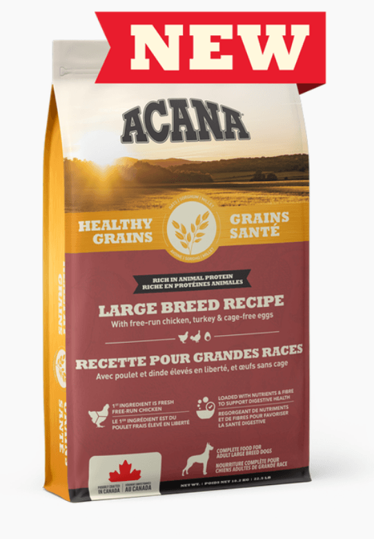 Acana Healthy Grains - Large Breed Recipe Dry Dog Food Dog Food Champion Pet Foods 10.2kg 