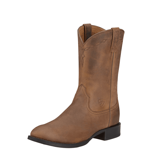 Heritage Roper Western Boot Boots Ariat Brown 8 EE