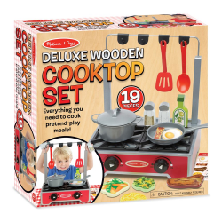 Deluxe Wooden Cooktop Set (Eng)