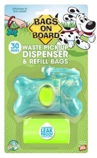 Bags on Board Waste Pick-Up Dispenser & Refill Bags (30)