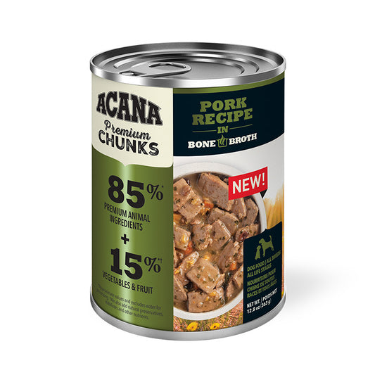 ACANA Premium Chunks - Pork Recipe in Bone Broth 12.8oz