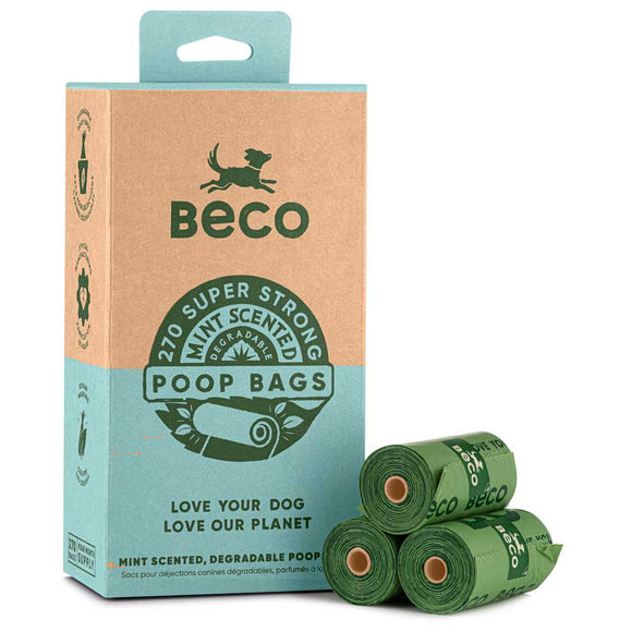 Beco Mint Scented Degradable Poop Bags