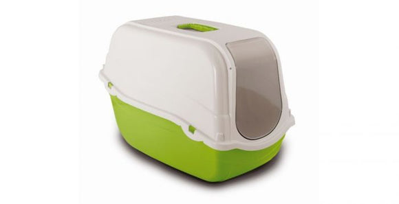 Bergamo Romeo Litter Box with Top and Filter Green