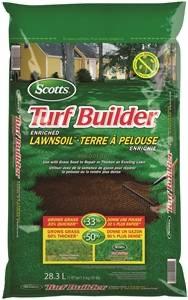 Turf Builder Starter 79528750 Enriched Lawn Soil, 28.3 l, Bag Lawn and Garden orgill 