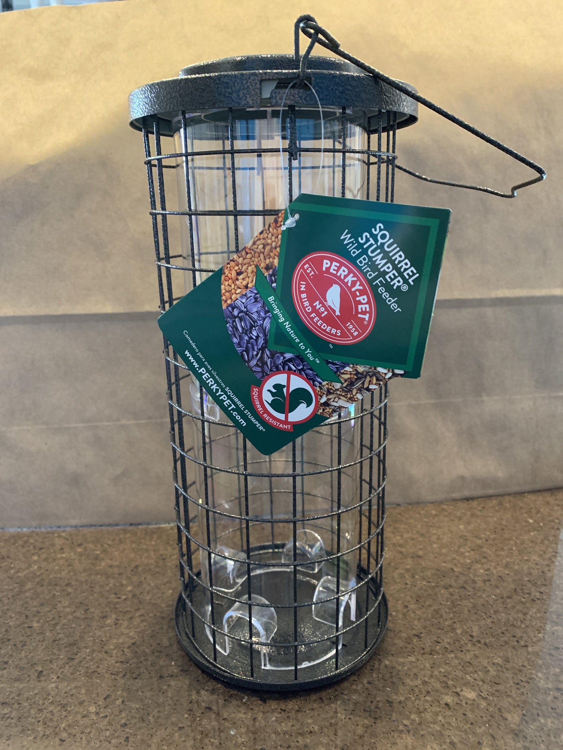 Squirrel Stumper Wild Bird Feeder Wild Bird Feeder Perky-Pet 