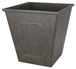 Landscapers Select PT-S046 Planter, Square, 14 in H Lawn and Garden orgill 