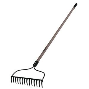 Landscapers Select Bow Rake, 14-Tine, Fiberglass Handle Lawn and Garden orgill 