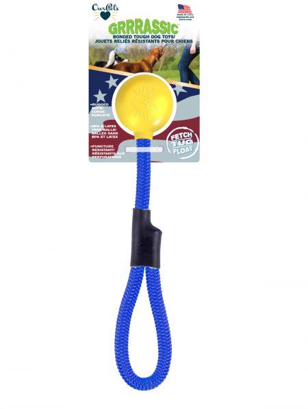 Our Pets Grrrassic Looped Retrieval Dog Toy