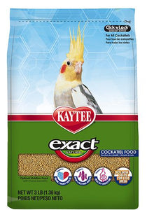 Kaytee Exact Cockatiel Natural Bird Food 3lbs