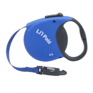 Li’l Pals Retractable Leash with EZ Snap Blue 8.5”