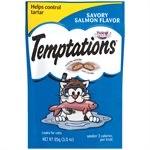 Temptations Cat Treats Savoury Salmon Flavor 85g Cat Food MARS Petcare 