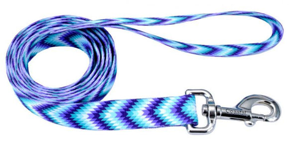 Pet Attire Styles Teal Purple Diamonds Dog Collar