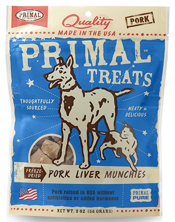 Primal Pork Liver Munch Dog Treats