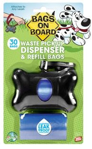 Bags on Board Bone Dispenser 30 Black Bags Dog