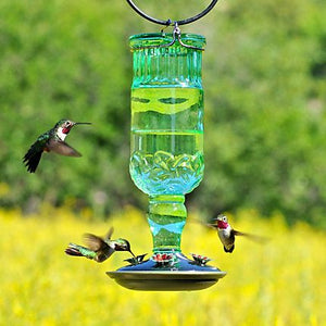 Perky Pet Antique Green Hummingbird Feeder