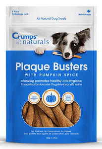 Crumps Plaque Busters With Pumpkin Spice Dog 8pc