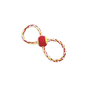 Rascals Figure 8 Red Tug Rope with Ball